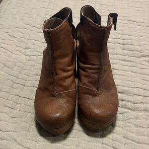 Free People Brown Ankle Booties so gorgeous!